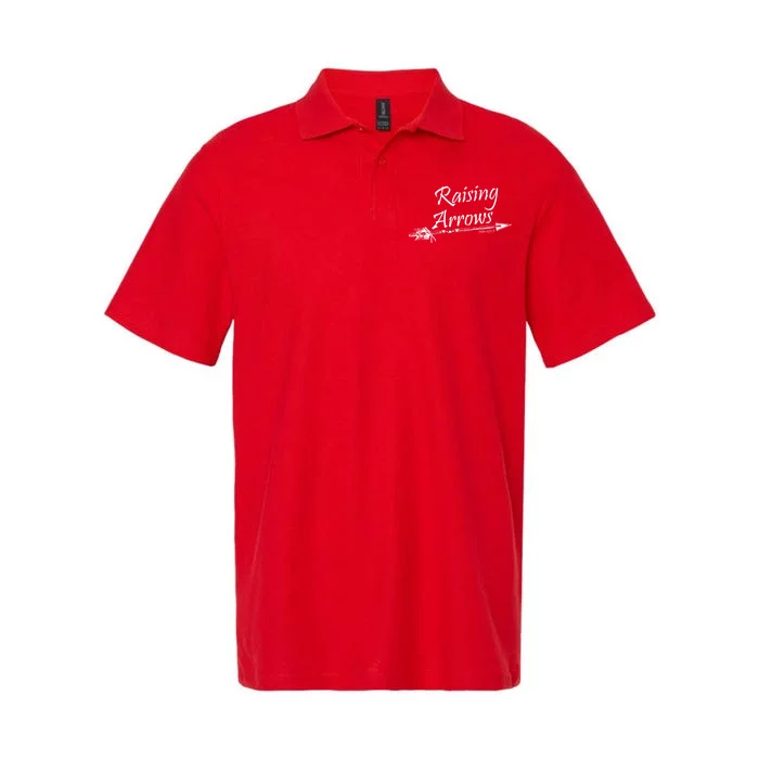 Raising Arrows Christian Psalm 127:3-5 Softstyle Adult Sport Polo