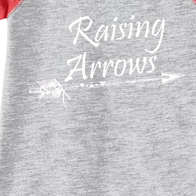 Raising Arrows Christian Psalm 127:3-5 Infant Baby Jersey Bodysuit