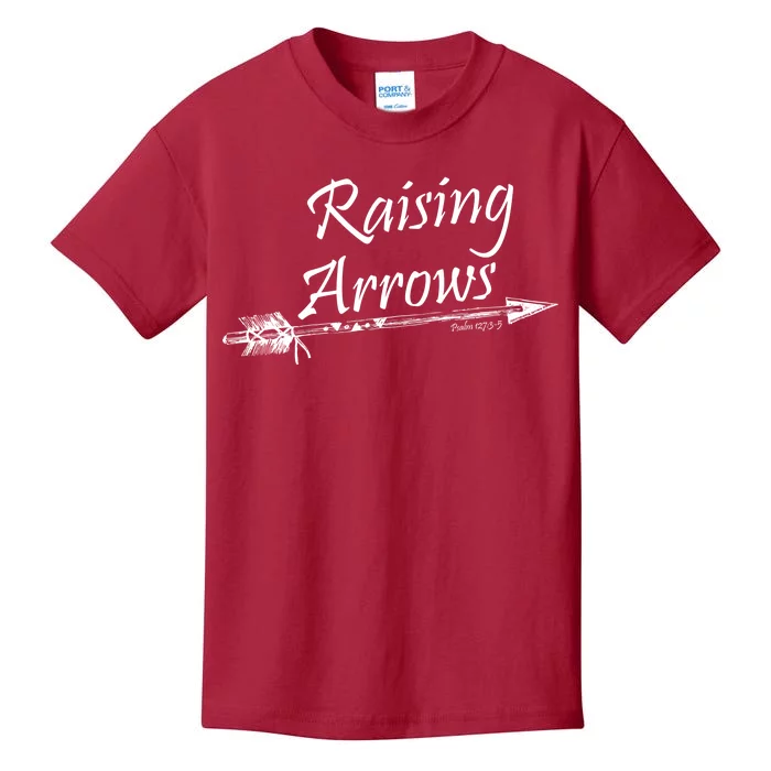 Raising Arrows Christian Psalm 127:3-5 Kids T-Shirt