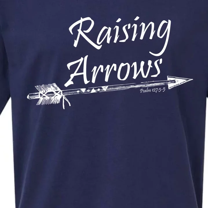 Raising Arrows Christian Psalm 127:3-5 Sueded Cloud Jersey T-Shirt