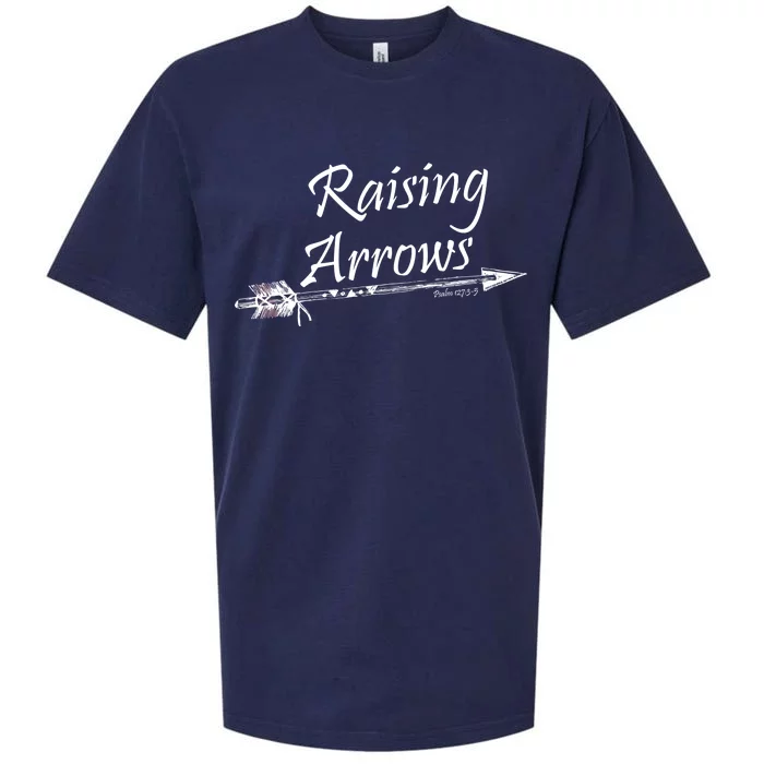 Raising Arrows Christian Psalm 127:3-5 Sueded Cloud Jersey T-Shirt