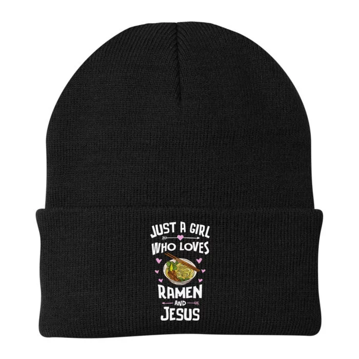 Ramen And Jesus Anime Gift Knit Cap Winter Beanie