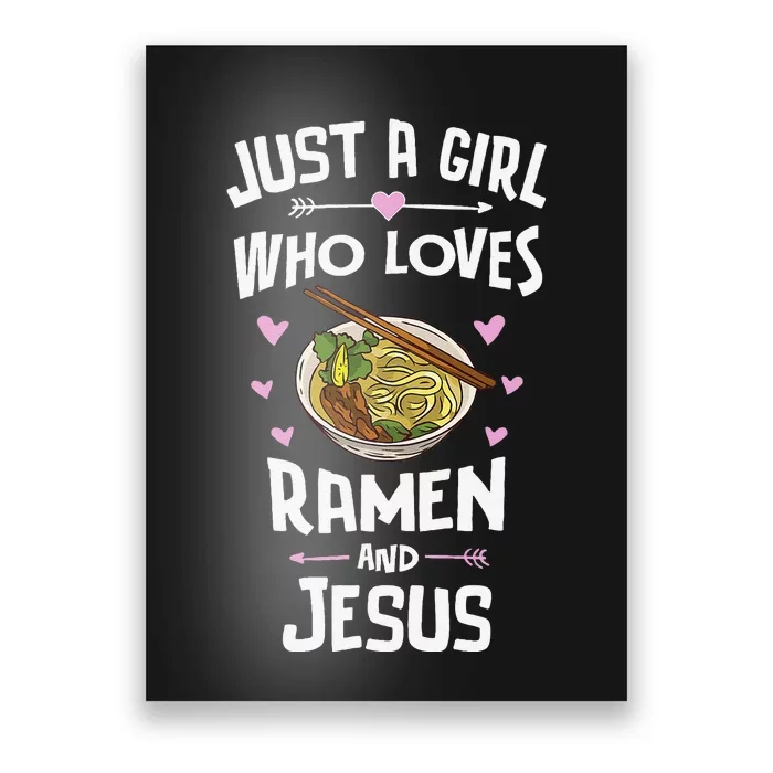 Ramen And Jesus Anime Gift Poster