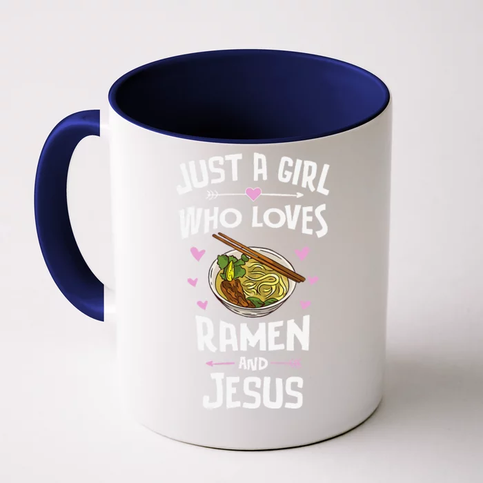 Ramen And Jesus Anime Gift Front & Back Coffee Mug