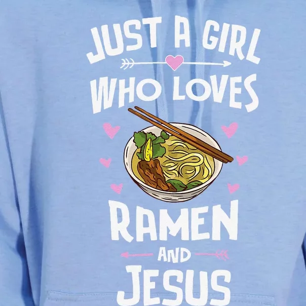 Ramen And Jesus Anime Gift Unisex Surf Hoodie