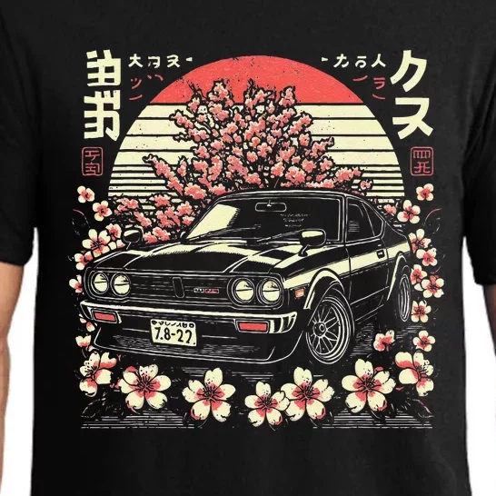 Retro Automotive Jdm Legend Tuning Car 34 Japan Car Pajama Set