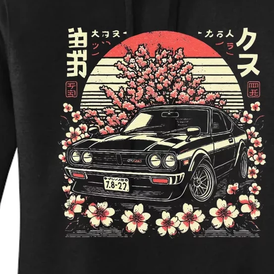 Retro Automotive Jdm Legend Tuning Car 34 Japan Car Women's Pullover Hoodie