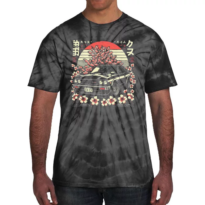 Retro Automotive Jdm Legend Tuning Car 34 Japan Car Tie-Dye T-Shirt