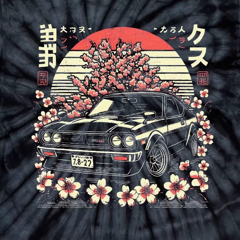 Retro Automotive Jdm Legend Tuning Car 34 Japan Car Tie-Dye T-Shirt