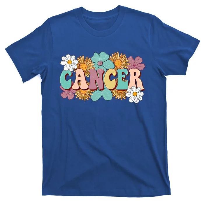 Retro Astrology June July Birthday Zodiac Sign Cancer Funny Gift T-Shirt