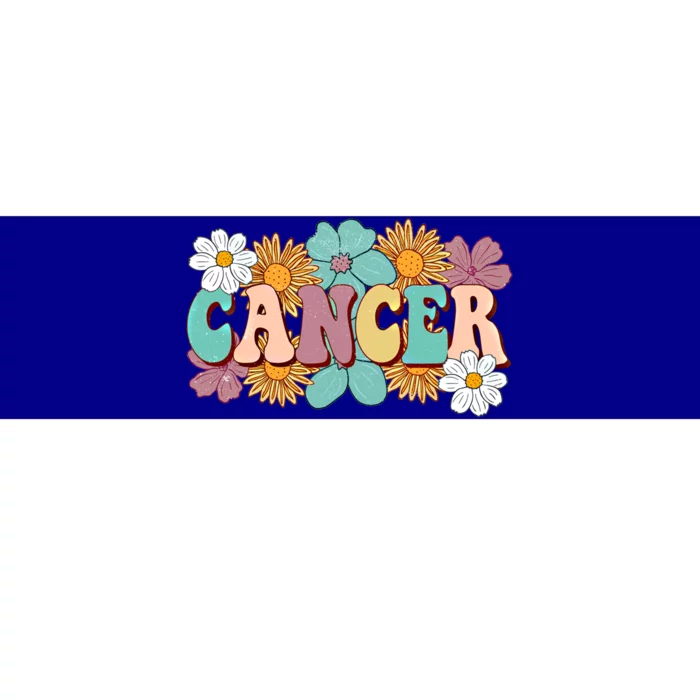 Retro Astrology June July Birthday Zodiac Sign Cancer Funny Gift Bumper Sticker