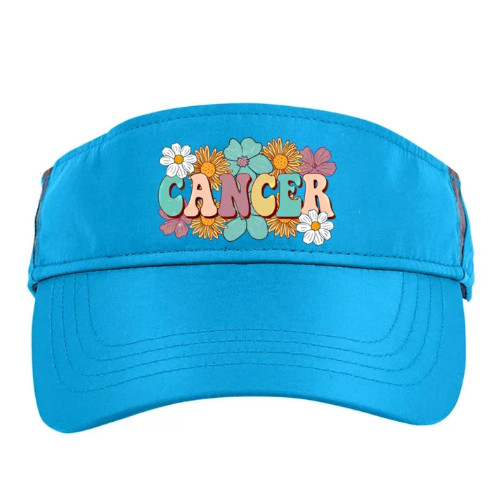 Retro Astrology June July Birthday Zodiac Sign Cancer Funny Gift Adult Drive Performance Visor