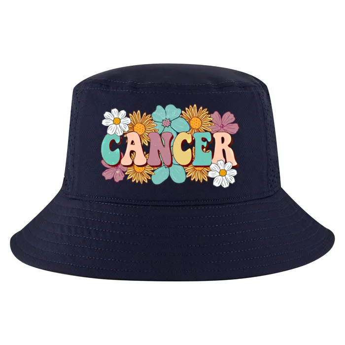 Retro Astrology June July Birthday Zodiac Sign Cancer Funny Gift Cool Comfort Performance Bucket Hat