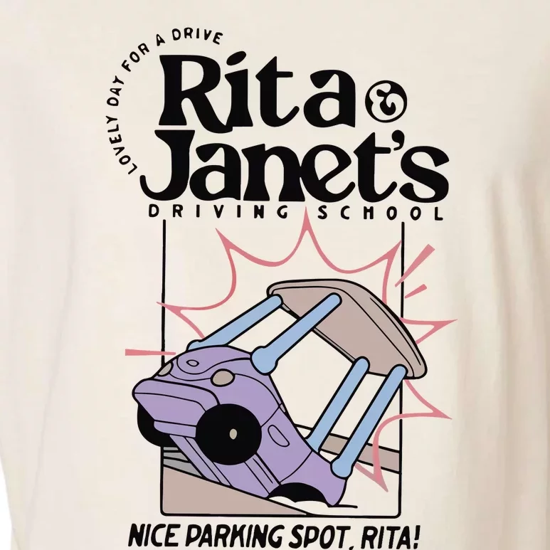 Rita And JanetS Driving School Garment-Dyed Women's Muscle Tee