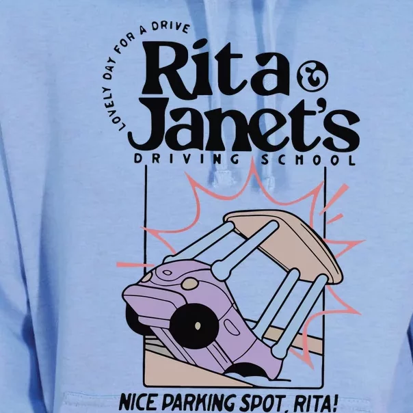 Rita And JanetS Driving School Unisex Surf Hoodie