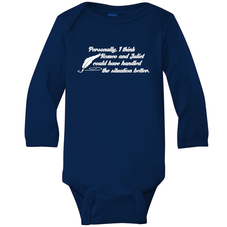 Romeo And Juliet Baby Long Sleeve Bodysuit