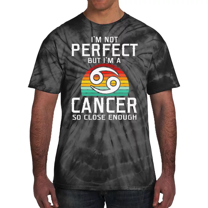 Retro Astrology June July month birthday Cancer Zodiac sign Tie-Dye T-Shirt