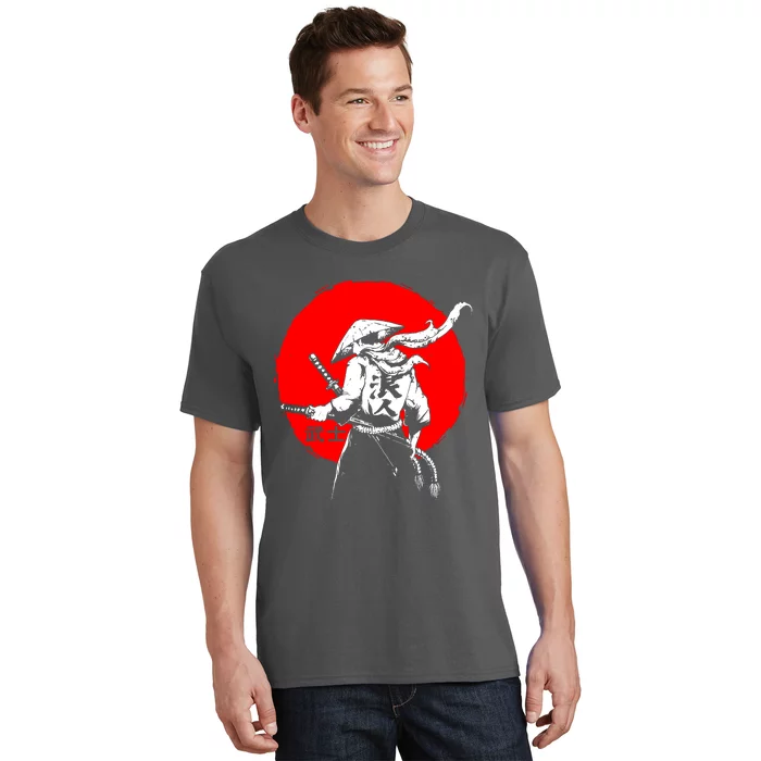 Retro Ancient Japan Samurai Warrior Tokyo Samurai Katana T-Shirt