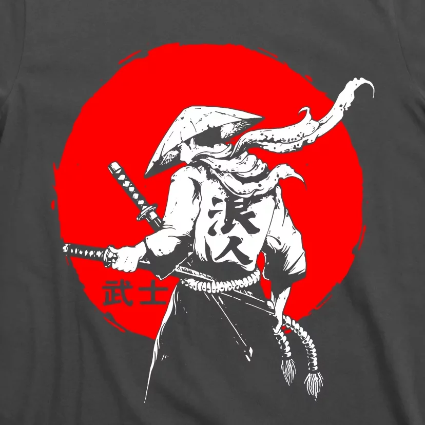 Retro Ancient Japan Samurai Warrior Tokyo Samurai Katana T-Shirt