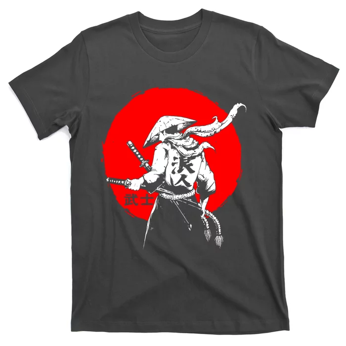 Retro Ancient Japan Samurai Warrior Tokyo Samurai Katana T-Shirt