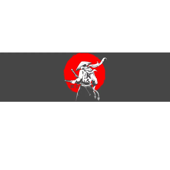 Retro Ancient Japan Samurai Warrior Tokyo Samurai Katana Bumper Sticker