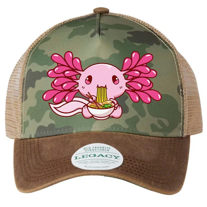 Ra Axolotl Kawaii Anime Japanese Food Legacy Tie Dye Trucker Hat