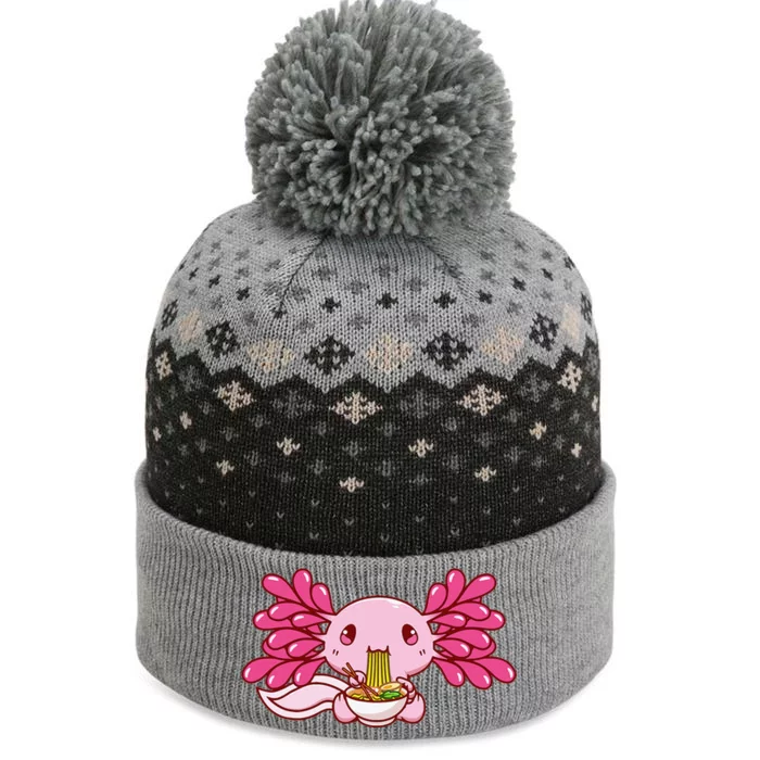 Ra Axolotl Kawaii Anime Japanese Food The Baniff Cuffed Pom Beanie