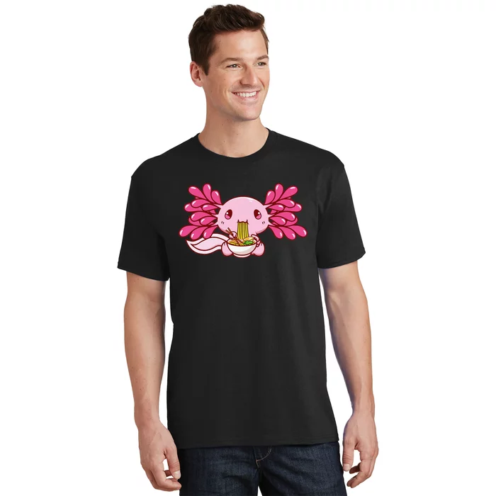 Ra Axolotl Kawaii Anime Japanese Food T-Shirt