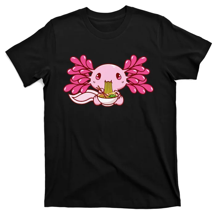 Ra Axolotl Kawaii Anime Japanese Food T-Shirt