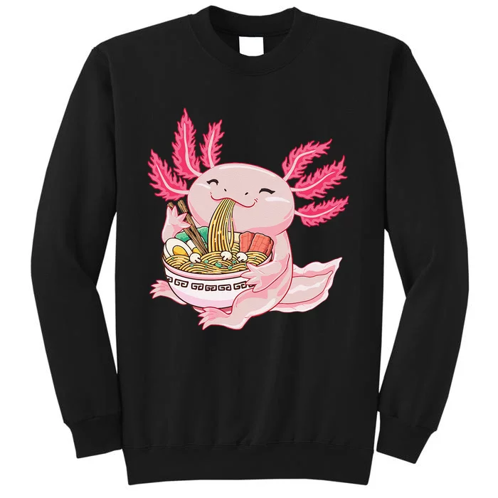 Ra Axolotl Kawaii Anime Japanese Noddles Anime Sweatshirt