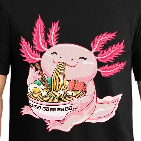 Ra Axolotl Kawaii Anime Japanese Noddles Anime Pajama Set