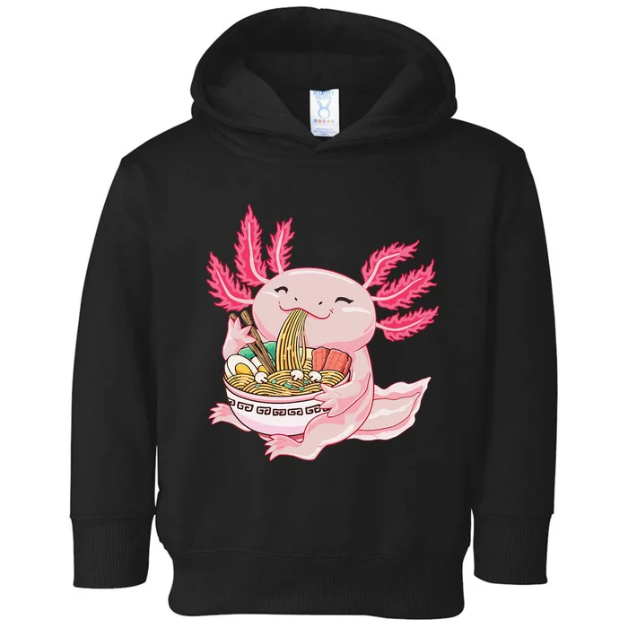 Ra Axolotl Kawaii Anime Japanese Noddles Anime Toddler Hoodie