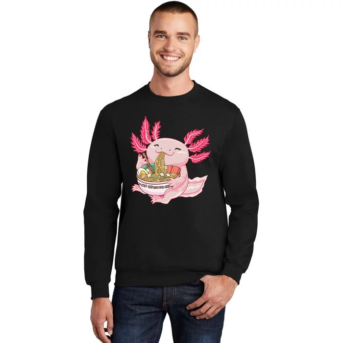 Ra Axolotl Kawaii Anime Japanese Noddles Anime Girls Gift Sweatshirt