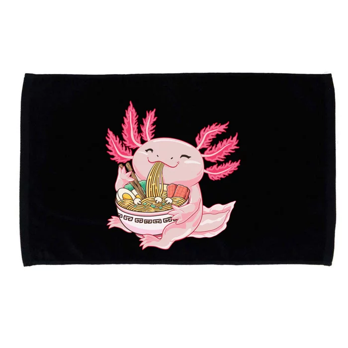 Ra Axolotl Kawaii Anime Japanese Noddles Anime Girls Gift Microfiber Hand Towel