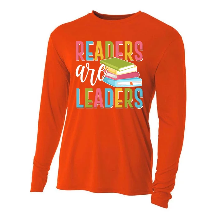 Readers Are Leaders Book Lover Cooling Performance Long Sleeve Crew