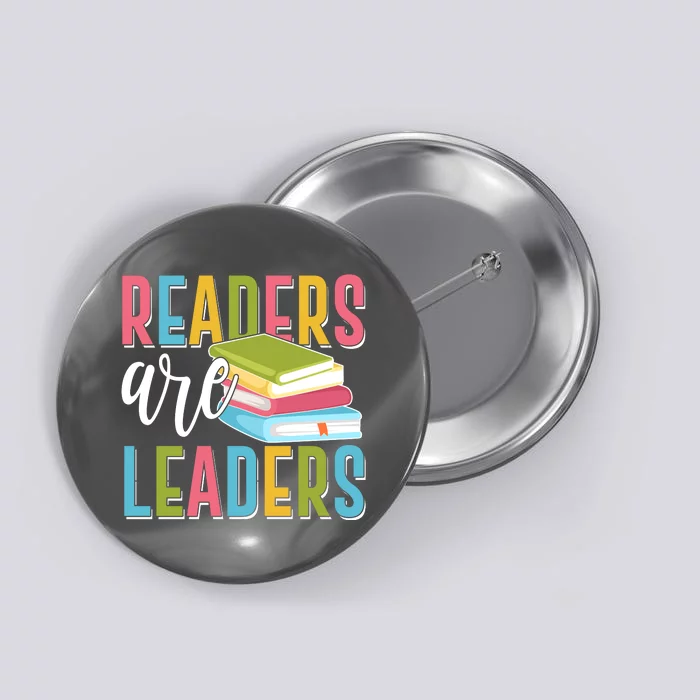 Readers Are Leaders Book Lover Button