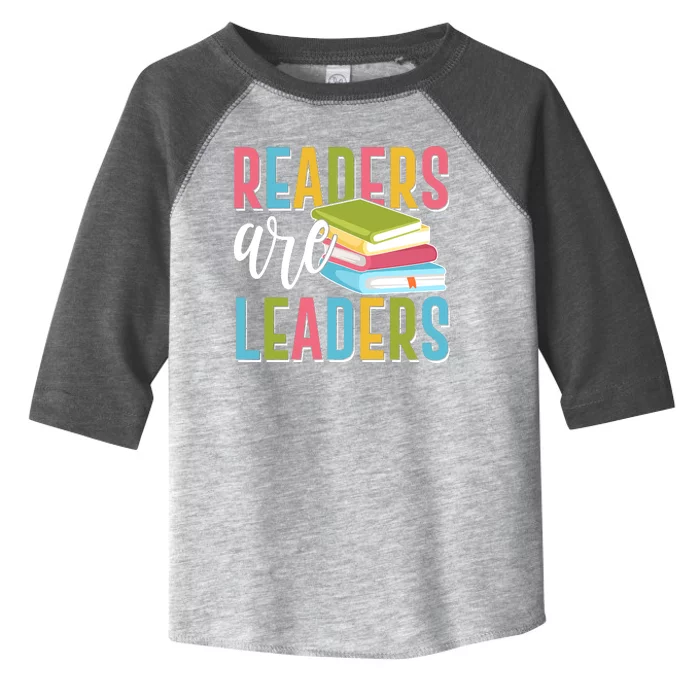 Readers Are Leaders Book Lover Toddler Fine Jersey T-Shirt