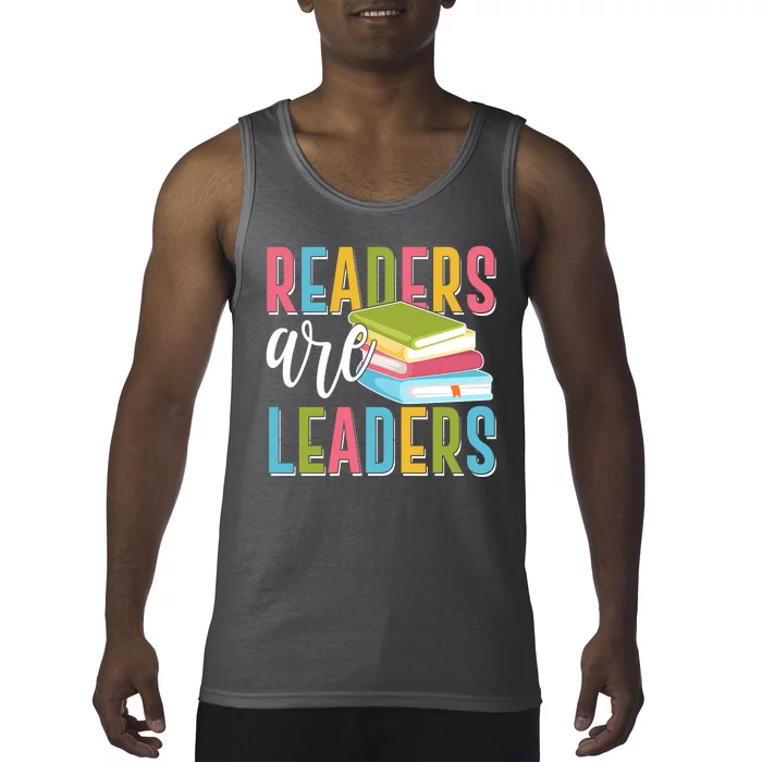 Readers Are Leaders Book Lover Tank Top