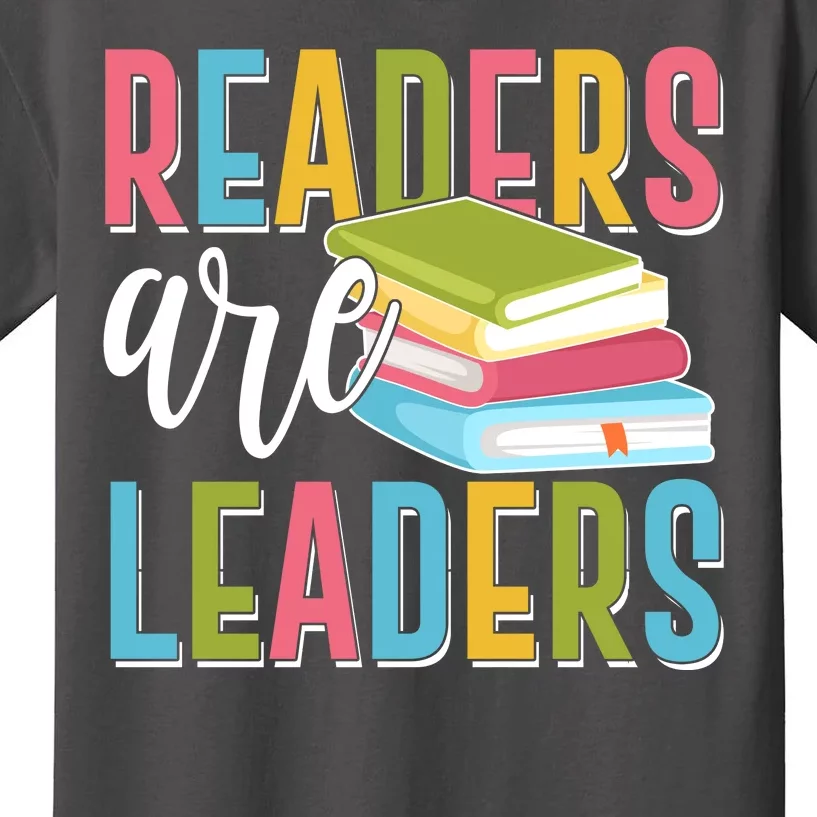 Readers Are Leaders Book Lover Kids T-Shirt