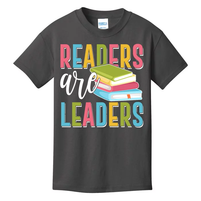 Readers Are Leaders Book Lover Kids T-Shirt