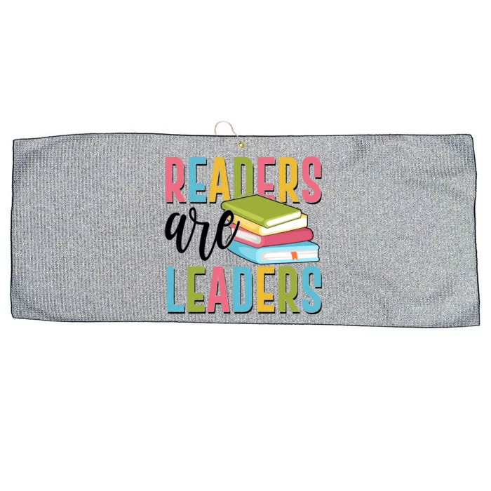 Readers Are Leaders Book Lover Large Microfiber Waffle Golf Towel