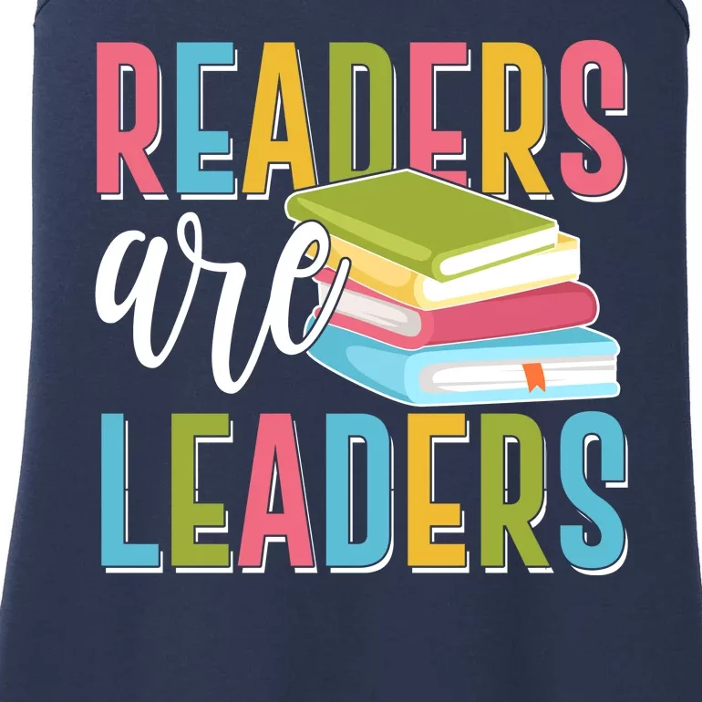 Readers Are Leaders Book Lover Ladies Essential Tank