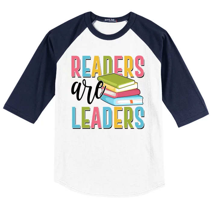 Readers Are Leaders Book Lover Baseball Sleeve Shirt