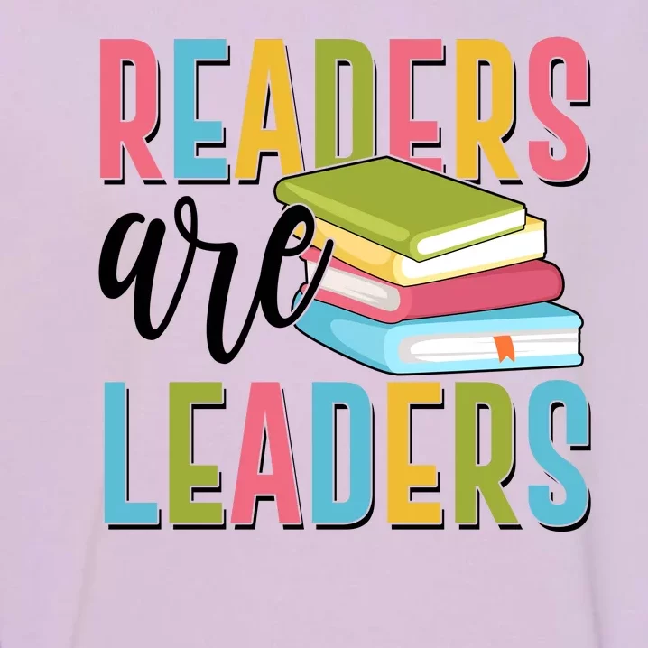 Readers Are Leaders Book Lover Garment-Dyed Sweatshirt