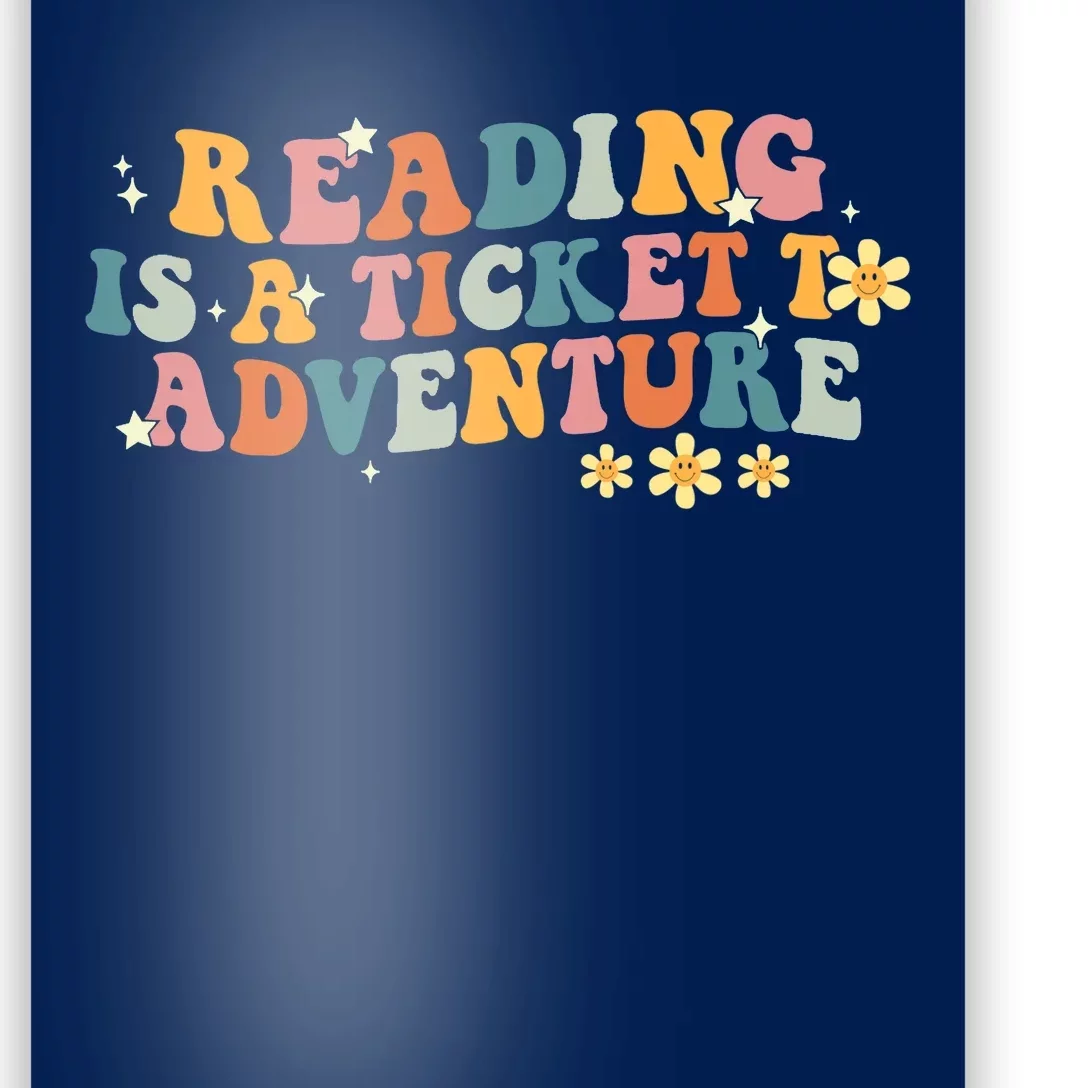 Reading Adventure Library Student Teacher Book Librarians Poster