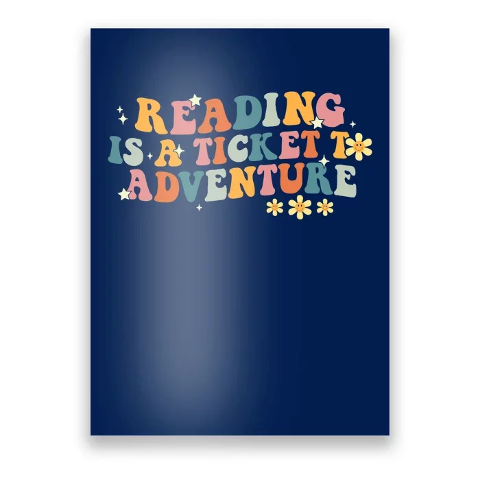 Reading Adventure Library Student Teacher Book Librarians Poster