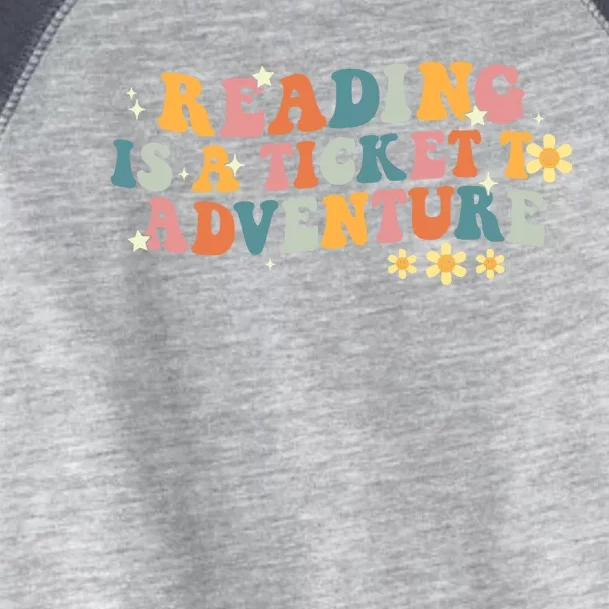 Reading Adventure Library Student Teacher Book Librarians Toddler Fine Jersey T-Shirt