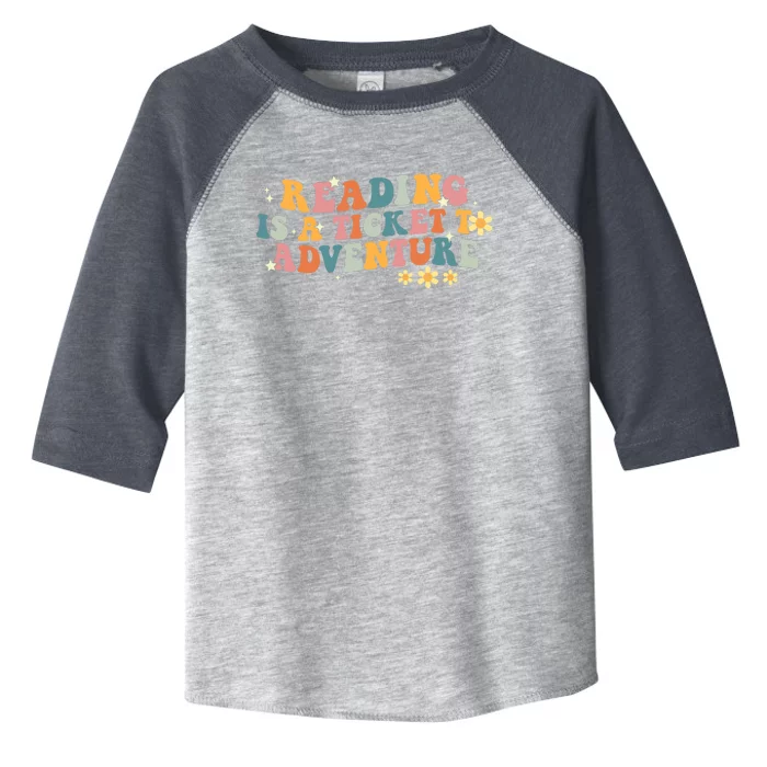 Reading Adventure Library Student Teacher Book Librarians Toddler Fine Jersey T-Shirt