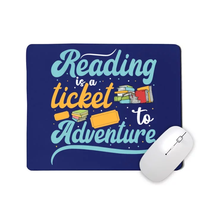 Reading Adventure Library Student Teacher Book Mousepad