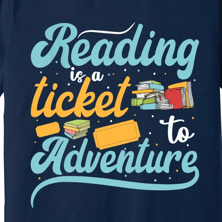 Reading Adventure Library Student Teacher Book Premium T-Shirt